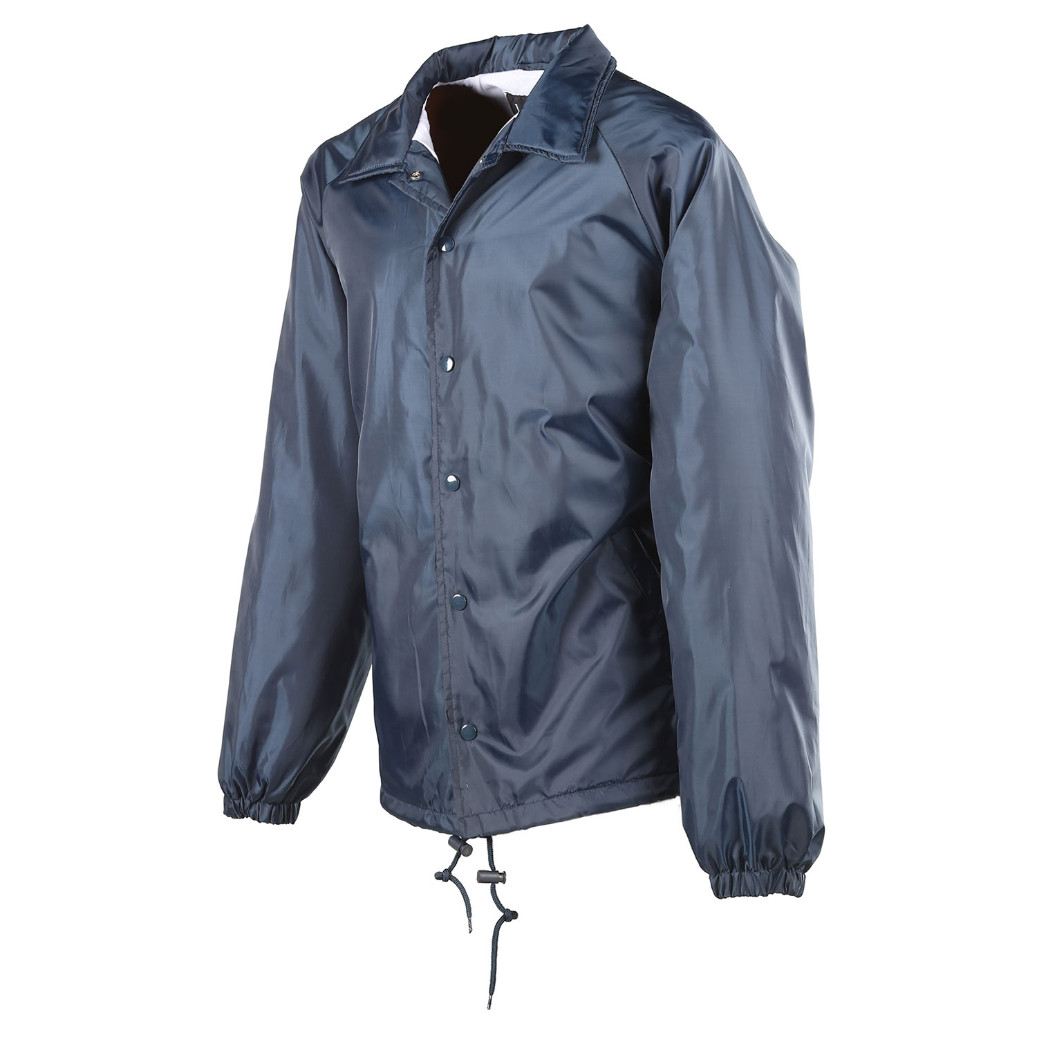nylon windbreaker with flannel lining