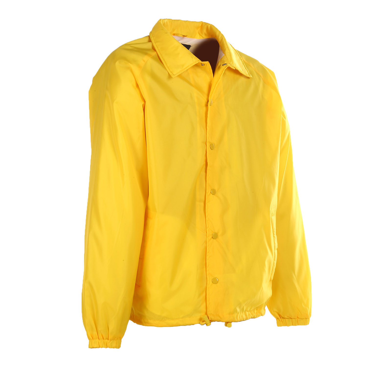 nylon windbreaker with flannel lining