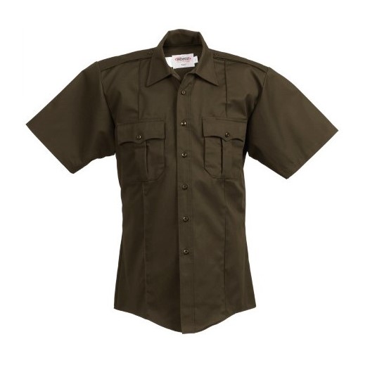 Elbeco TexTrop2 Men's Zippered Short Sleeve Shirt